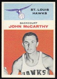 1961 FLEER #30 JOHN MCCARTHY BASKETBALL CARDS