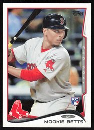 2014 TOPPS MOOKIE BETTS RC BASEBALL CARD