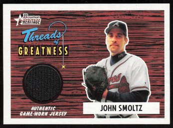 2004 PATCH JOHN SMOLTZ BASEBALL CARD