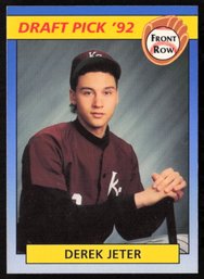 1992 FRONT ROW #55 DEREK JETER ROOKIE BASEBALL CARD