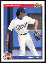 1991 UPPER DECK PEDRO MARTINEZ RC BASEBALL CARD