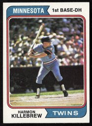 1974 Topps Baseball Harmon Killebrew Card