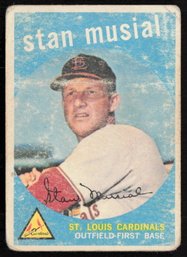 1959 TOPPS STAN MUSIAL BASEBALL CARD