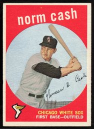 1959 1959 TOPPS NORM CASH BASEBALL CARD