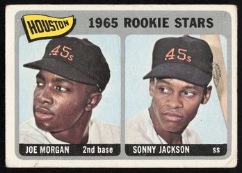 1965 Topps #16 Joe Morgan/Sonny Jackson Rookie Stars