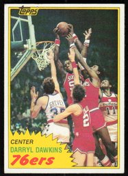 1981 TOPPS DARRYL DAWKINS BASKETBALL CARD