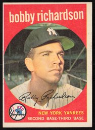 1959 TOPPS BOBBY RICHARDSON BASEBALL CARD
