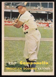 1957 TOPPS ROY CAMPANELLA BASEBALL CARD