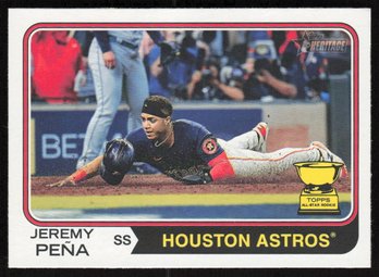 Jeremy Pea Rookie Cup Topps Card