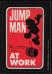 1982 Super Mario JUMP MAN Rookie Card 1st Card From Donkey Kong Set