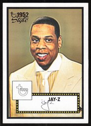 Jay-z Rookie Card Topps Heritage 52 Style