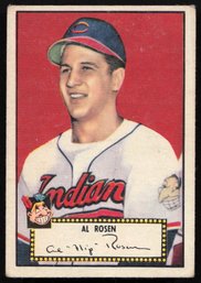 1952 TOPPS BASEBALL Al Rosen RED BACK