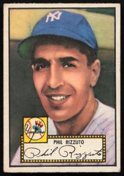 1952 TOPPS BASEBALL Phil Rizzuto RED BACK $