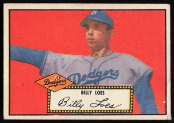 1952 TOPPS BASEBALL Billy Loes RC ROOKIE CARD