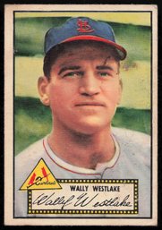 1952 TOPPS BASEBALL Wally Westlake RED BACK