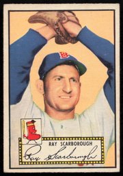 1952 TOPPS BASEBALL Ray Scarborough RED BACK