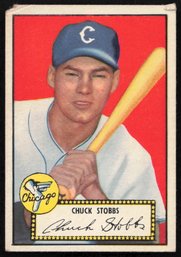 1952 TOPPS BASEBALL Chuck Stobbs RC ROOKIE CARD