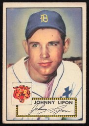 1952 TOPPS BASEBALL Johnny Lipon