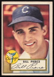 1952 TOPPS BASEBALL Bill Pierce