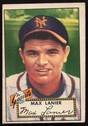 1952 TOPPS BASEBALL Max Lanier