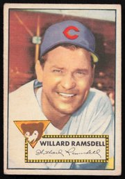 1952 TOPPS BASEBALL Willard Ramsdell UER