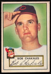 1952 TOPPS BASEBALL Bob Chakales RC ROOKIE CARD