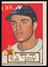 1952 TOPPS BASEBALL Eddie Yost