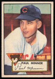 1952 TOPPS BASEBALL Paul Minner RC ROOKIE CARD