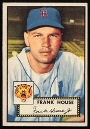 1952 TOPPS BASEBALL Frank House RC ROOKIE CARD RED BACK