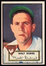 1952 TOPPS BASEBALL Walt Dubiel