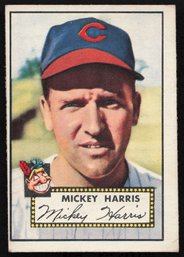 1952 TOPPS BASEBALL Mickey Harris