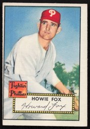 1952 TOPPS BASEBALL Howie Fox