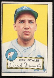 1952 TOPPS BASEBALL Dick Fowler