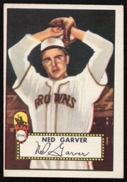 1952 TOPPS BASEBALL Ned Garver