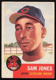 1953 TOPPS BASEBALL Sam Jones