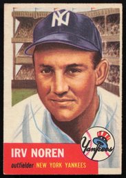1953 TOPPS BASEBALL Irv Noren