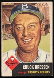 1953 TOPPS BASEBALL Chuck Dressen