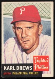 1953 TOPPS BASEBALL Karl Drews
