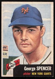 1953 TOPPS BASEBALL George Spencer