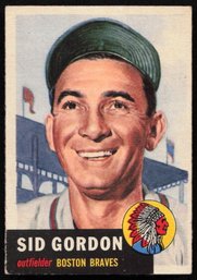 1953 TOPPS BASEBALL Sid Gordon