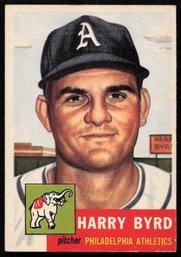 1953 TOPPS BASEBALL Harry Byrd RC ROOKIE CARD