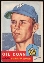 1953 TOPPS BASEBALL Gil Coan