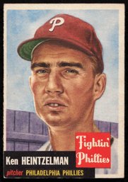 1953 TOPPS BASEBALL Ken Heintzelman