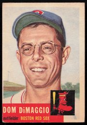 1953 TOPPS BASEBALL Dom Dimaggio