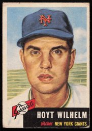 1953 TOPPS BASEBALL Hoyt Wilhelm