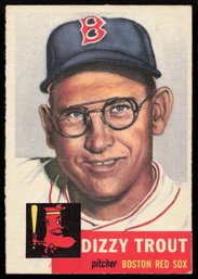 1953 TOPPS BASEBALL Dizzy Trout