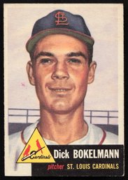 1953 TOPPS BASEBALL Dick Bokelmann RC ROOKIE CARD