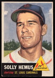 1953 TOPPS BASEBALL Solly Hemus
