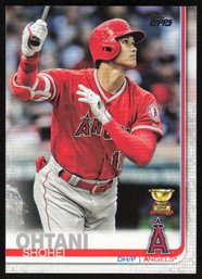 Shohei Ohtani 2019 Topps Gold Cup Card