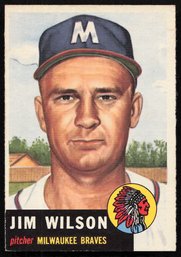 1953 TOPPS BASEBALL Jim Wilson
